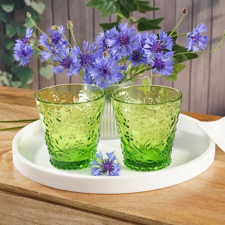 VILLA ITALIA Szklanka zielona 250 ml MURIEL