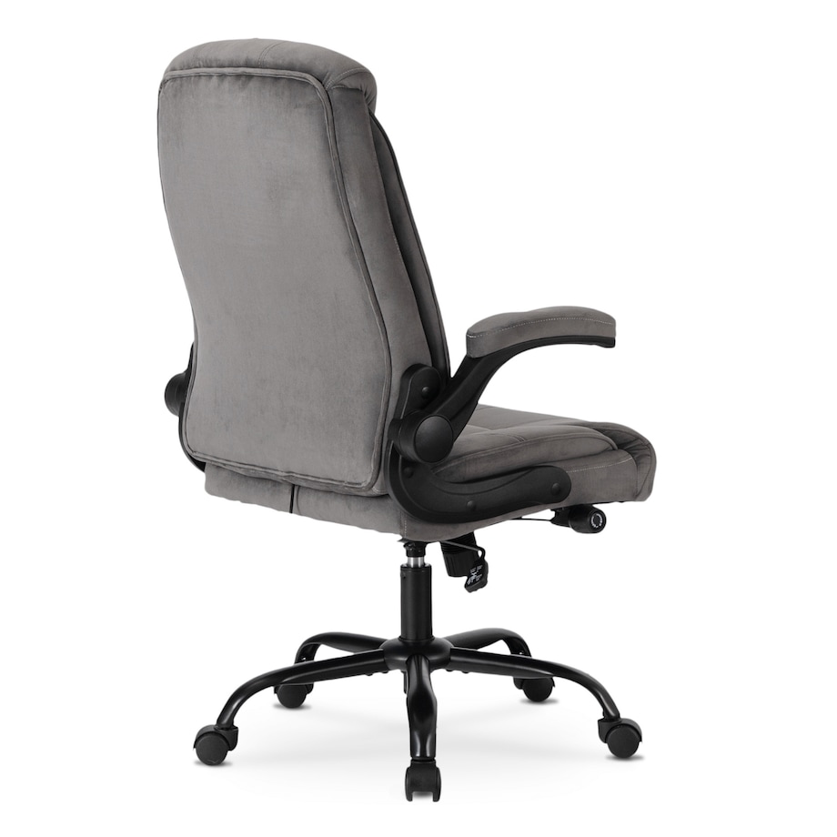 Fotel biurowy obrotowy ergonomiczny do biurka szary COMFORT