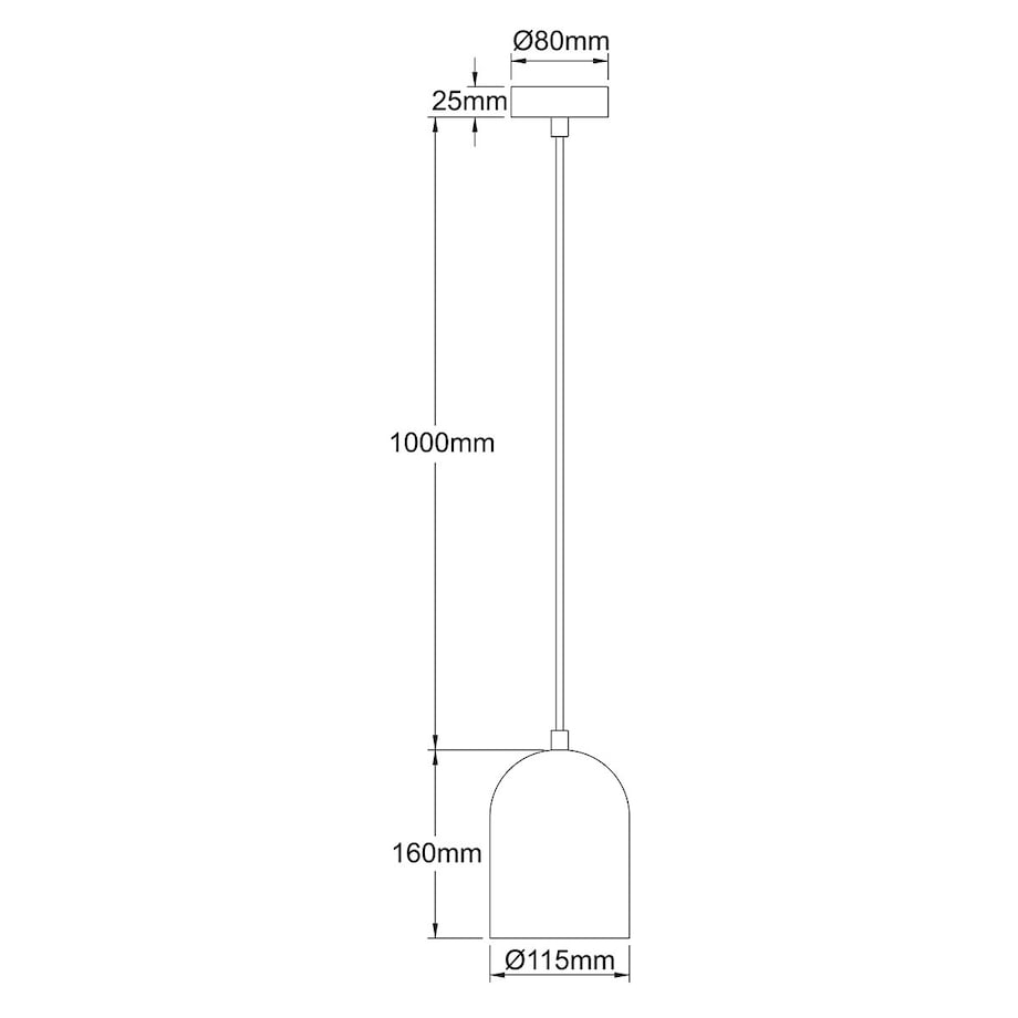 Lampa wisząca Light Prestige Nilo złoty 1 x GU10 1 szt.
