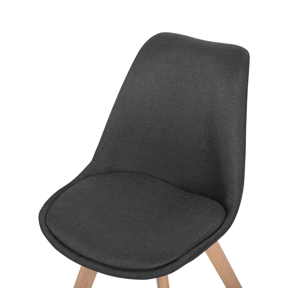 Zestaw 2 krzeseł do jadalni ciemnoszary DAKOTA II