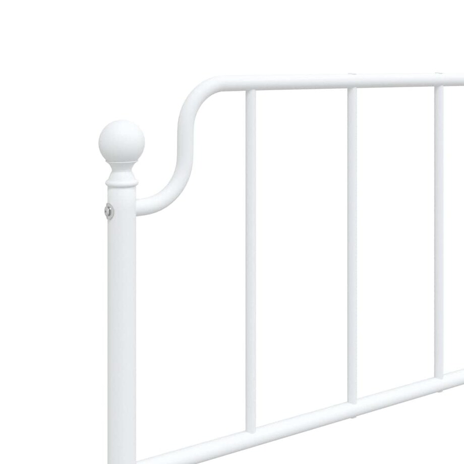 vidaXL Metalowe wymienne wezgłowie, białe, 100 cm