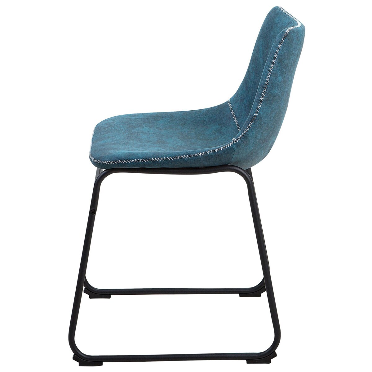 Zestaw 2 krzeseł do jadalni niebieski BATAVIA