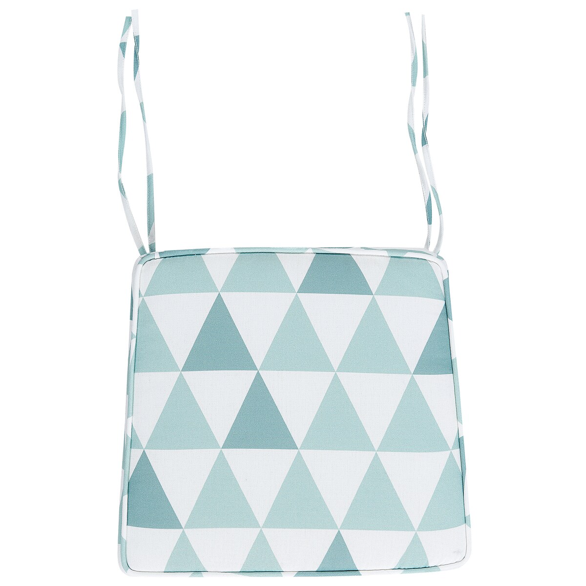 Zestaw 2 poduszek na krzesło ogrodowe TERNI 37 x 34 cm Błękitny