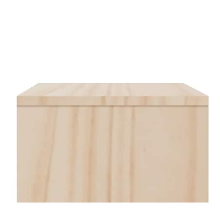 vidaXL Podstawka na monitor, 100x27x15 cm, lite drewno sosnowe