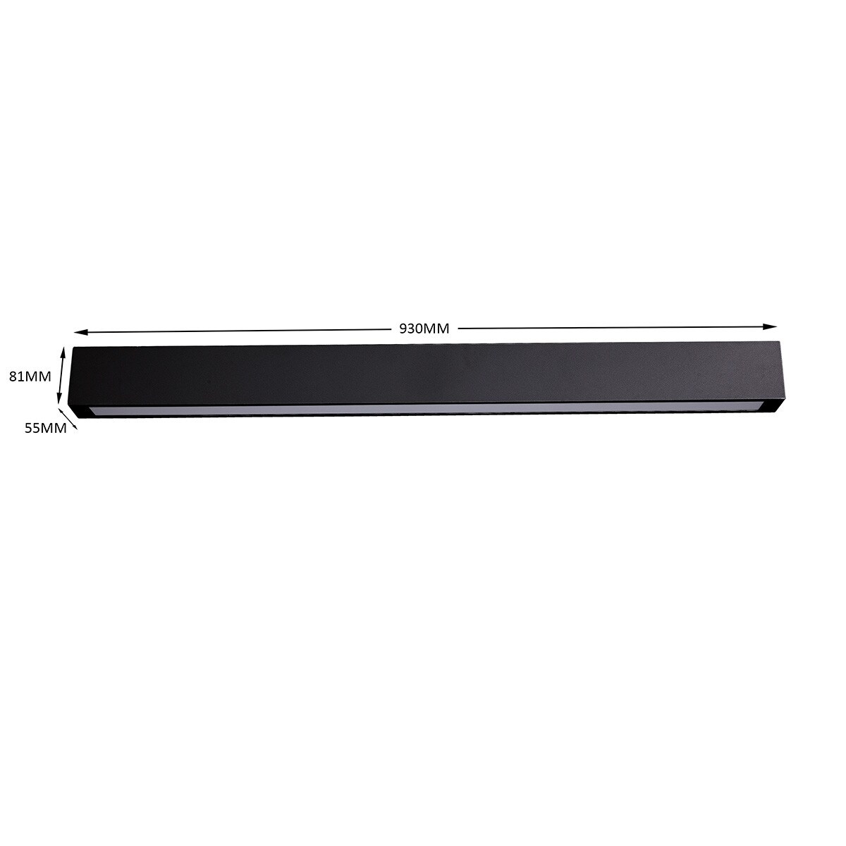 Ścienny kinkiet łazienkowy Ibros GS-LWA-12W BK CCT Light Prestige LED 12W IP44 regulowana barwa czarny