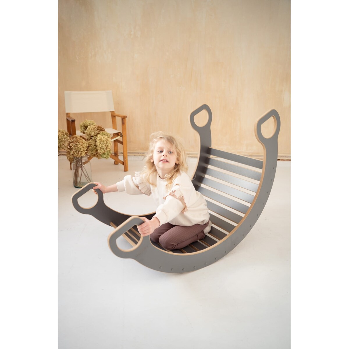 Bujak montessori DUŻY - szary