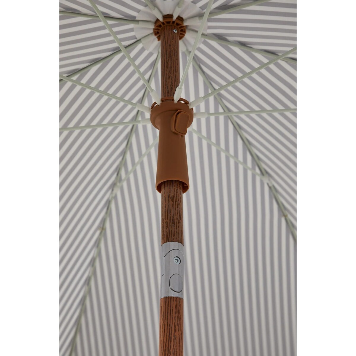 Parasol ogrodowy retro biało-granatowy Mika Ø175 cm