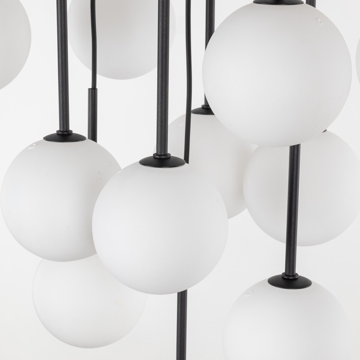 Lampa wisząca TK Lighting MARTIN WHITE 10079 13xG9 czarno-biała nowoczesna do salonu jadalni kuchni