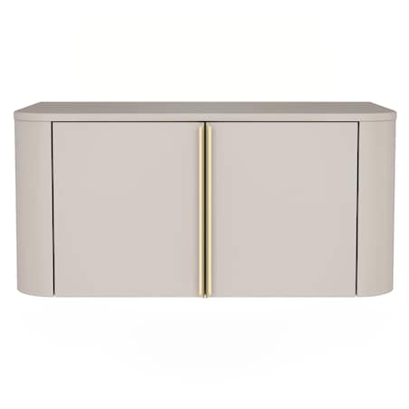 Komoda szafka łazienkowa pod umywalkę 37,6x80,2x43,6 cm POPS beżowa