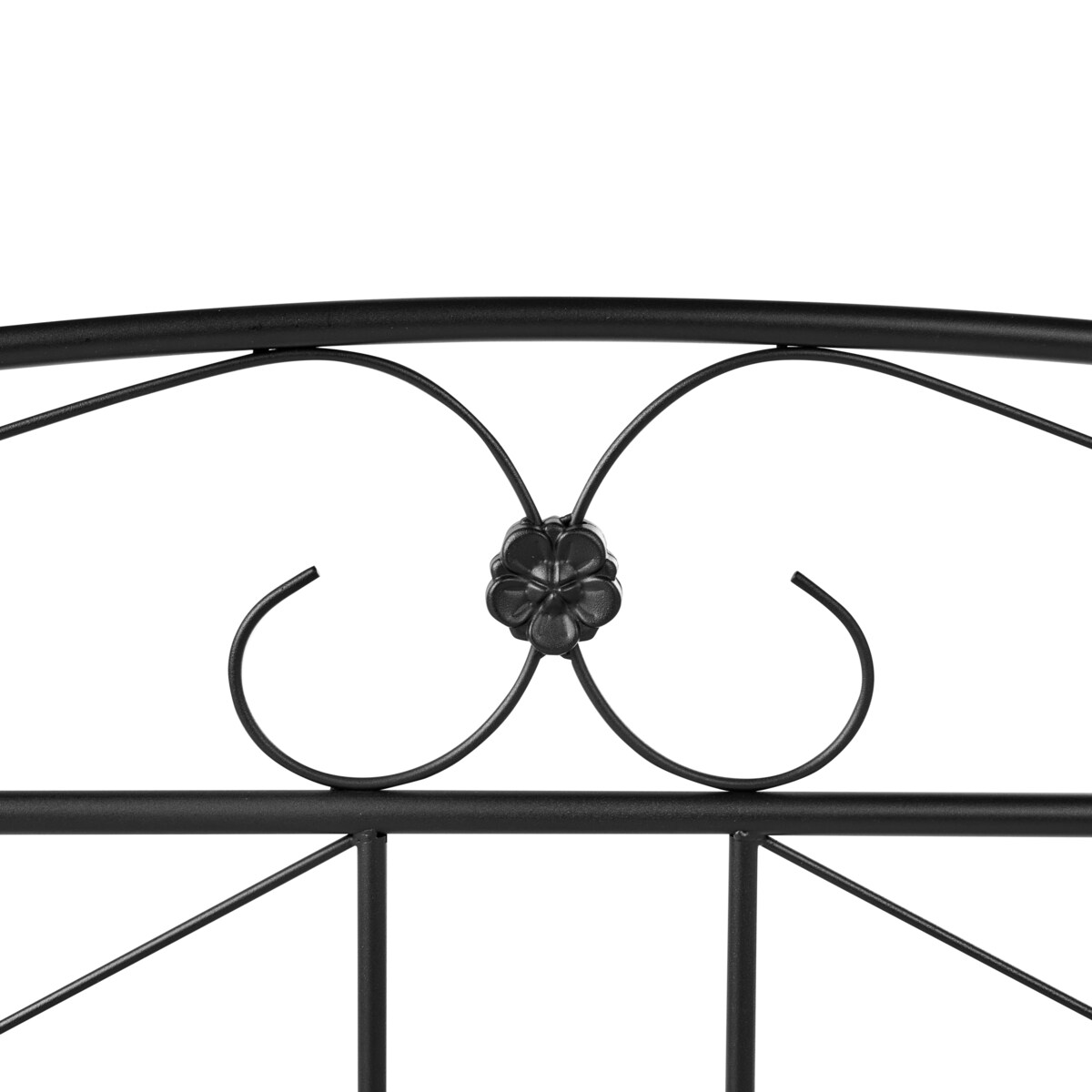 Łóżko Metal RODEZ 120 x 200 cm Czarny