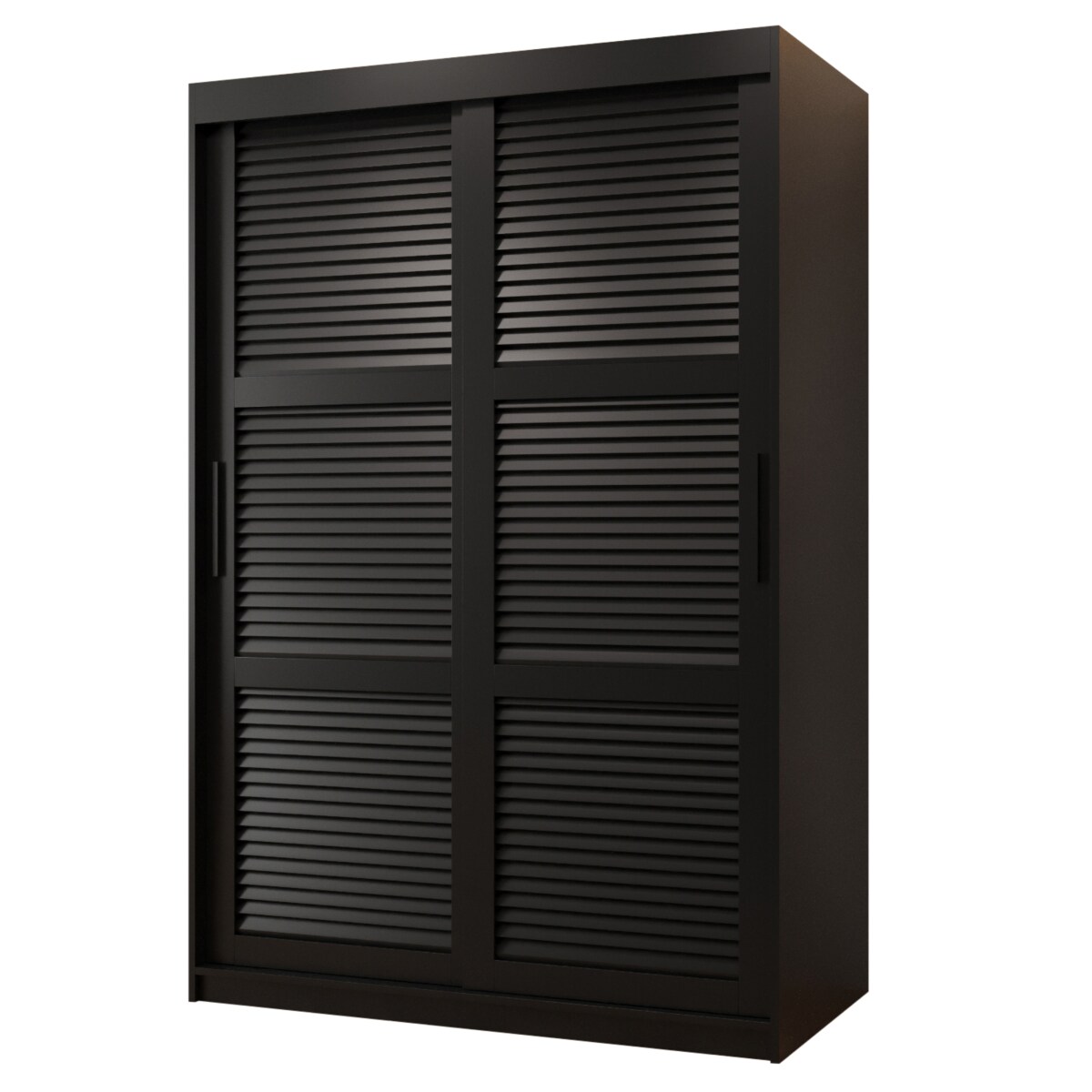 Szafa przesuwna Garderoba ŻALUZJA 120 czarny