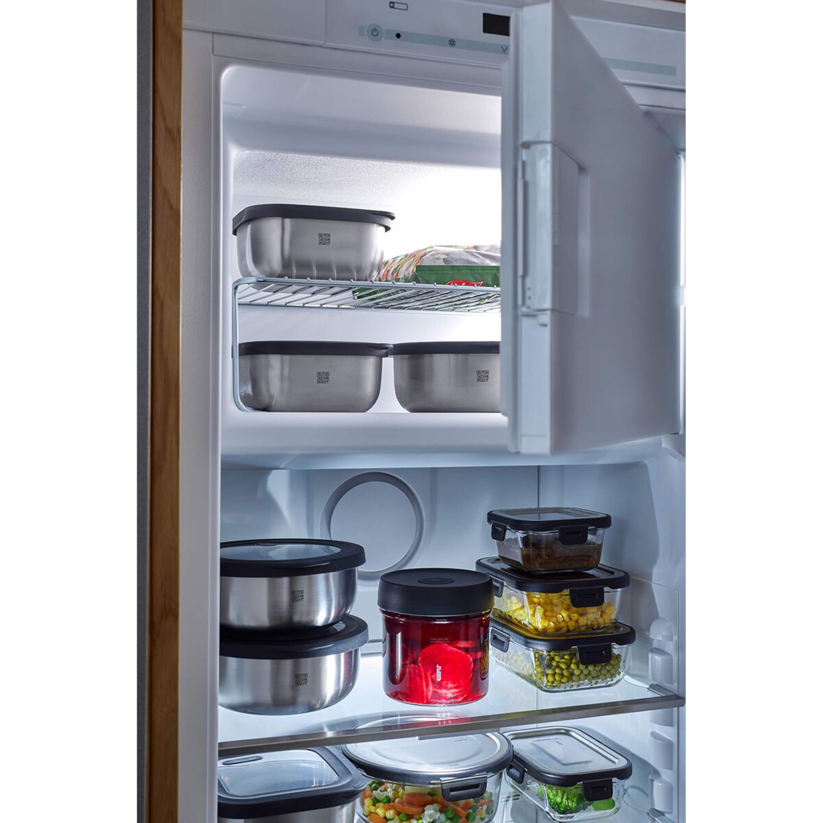 Stalowy pojemnik prostokątny PROVIDO 2.6 ltr