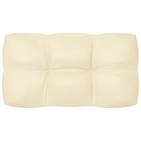 vidaXL Poduszki na sofę z palet, 7 szt., kremowe