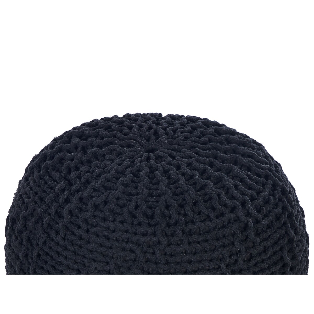 Puf 50 x 35 cm czarny PRIENE