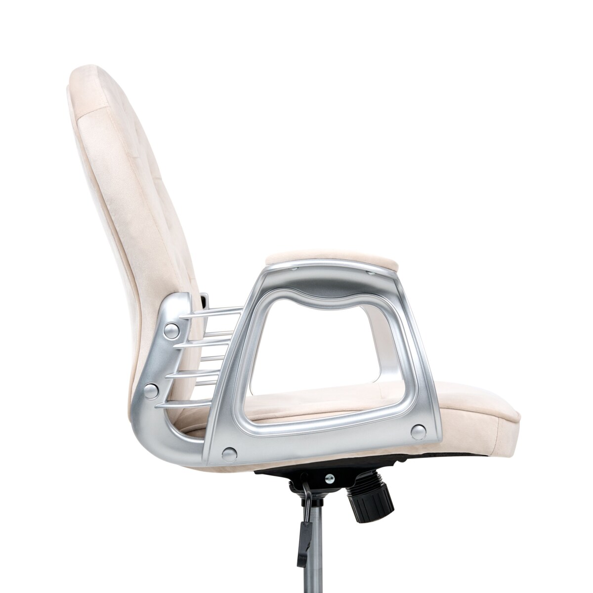 Krzesło biurowe Obrotowy PRINCESS Welur Beżowy