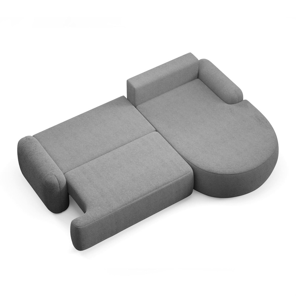 Zaokrąglony narożnik CLEO z funkcją spania, wersja prawa, Quelle 92