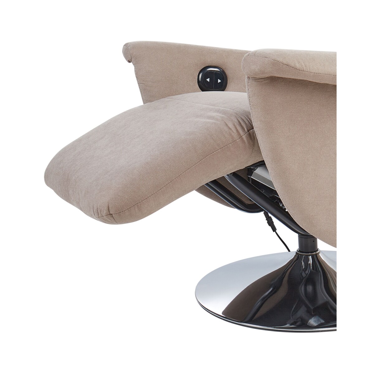 Fotel Tkanina Beżowoszary PRIME