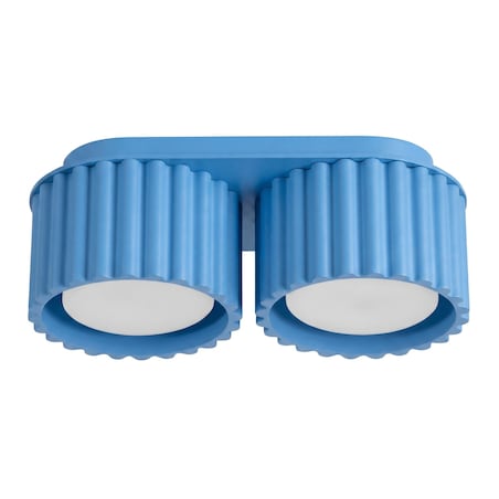 Plafon AURA 2 błękitny Gx53