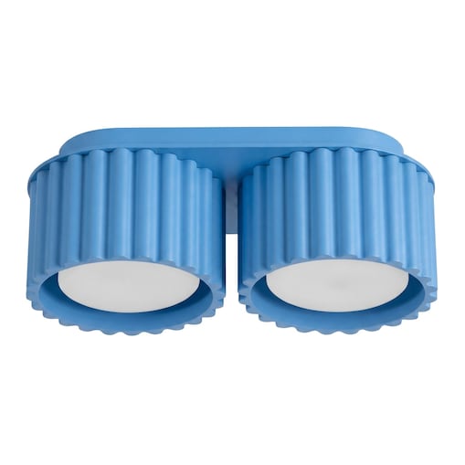 Plafon AURA 2 błękitny Gx53
