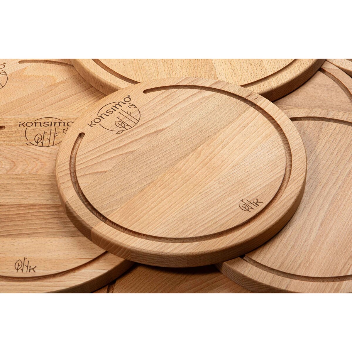 Konsimo LESTE Deska do krojenia, drewno bukowe