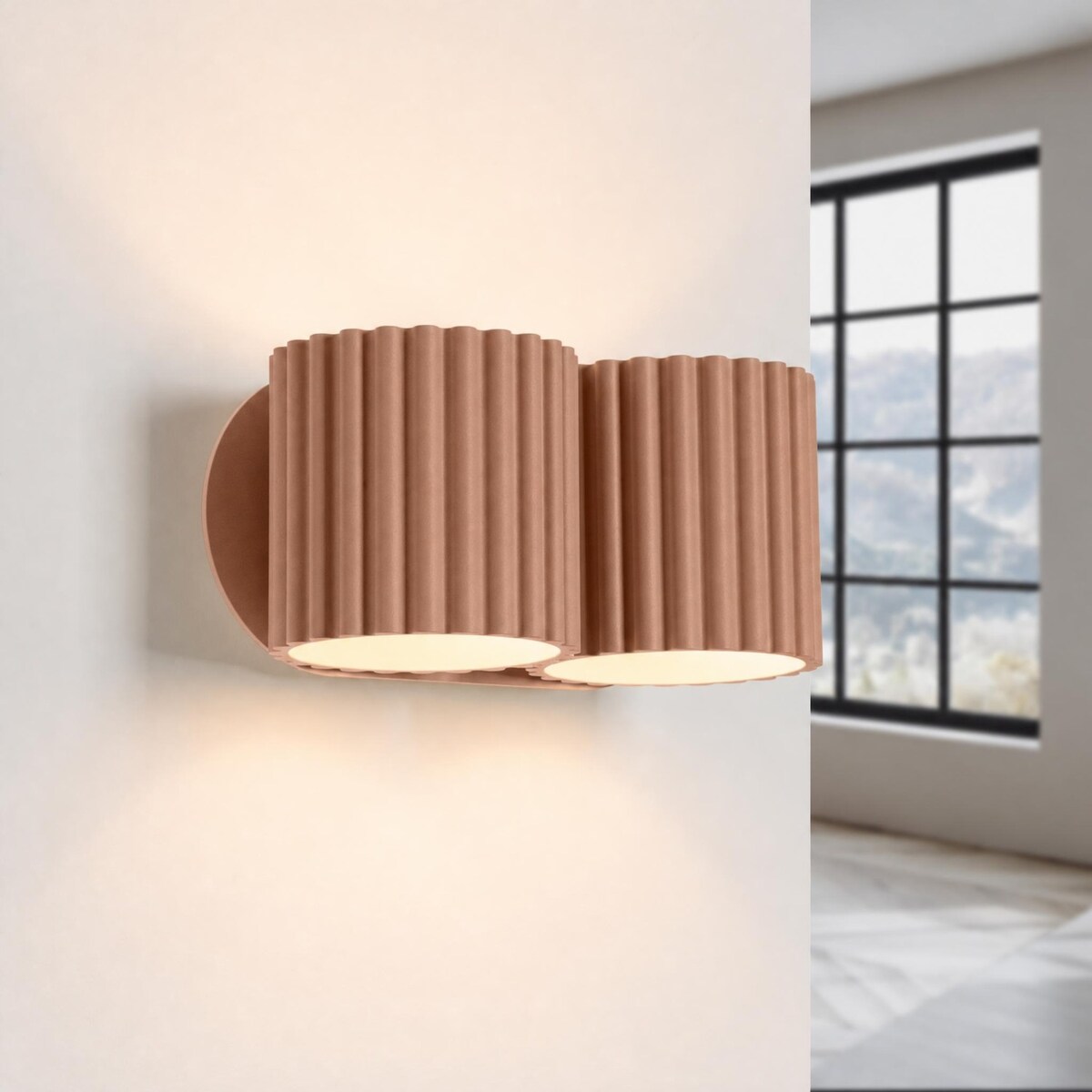 Kinkiet AURA 2 mocca G9