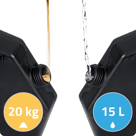 Podstawa parasola ogrodowego stojak obciążnik baza czarna Plonos 50x50x7,5cm