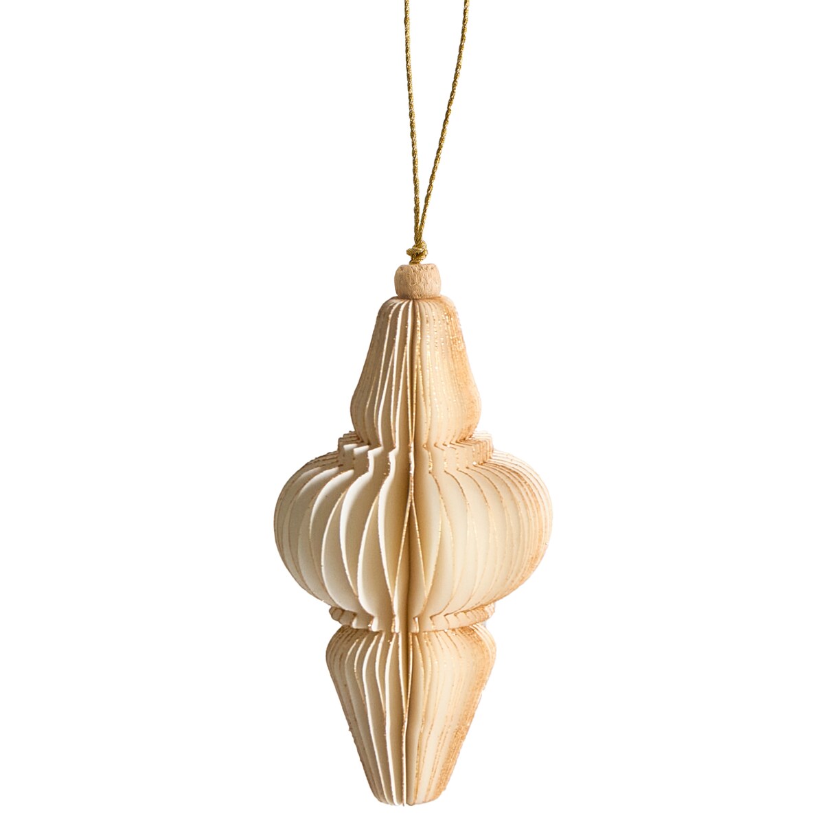 Zestaw 20 ozdób choinkowych ALTAELVA Papier Beżowy
