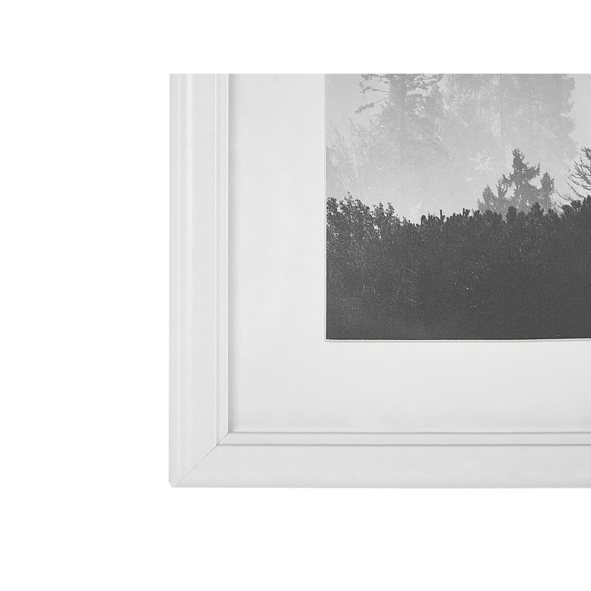 Galeria ścienna krajobrazy 6 ramek biała ZINIARE