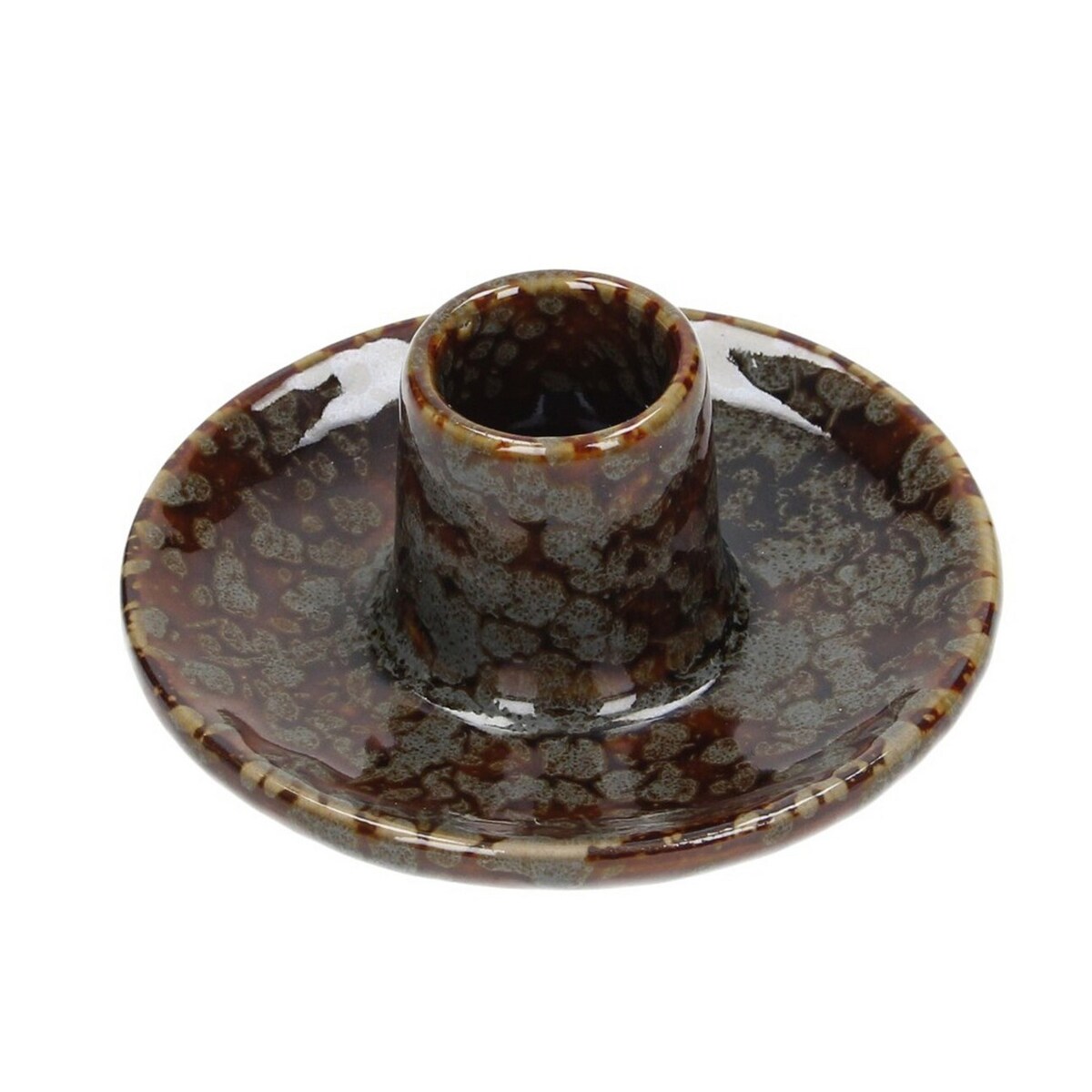 Świecznik Single 9x6cm brown, 9 x 6 cm