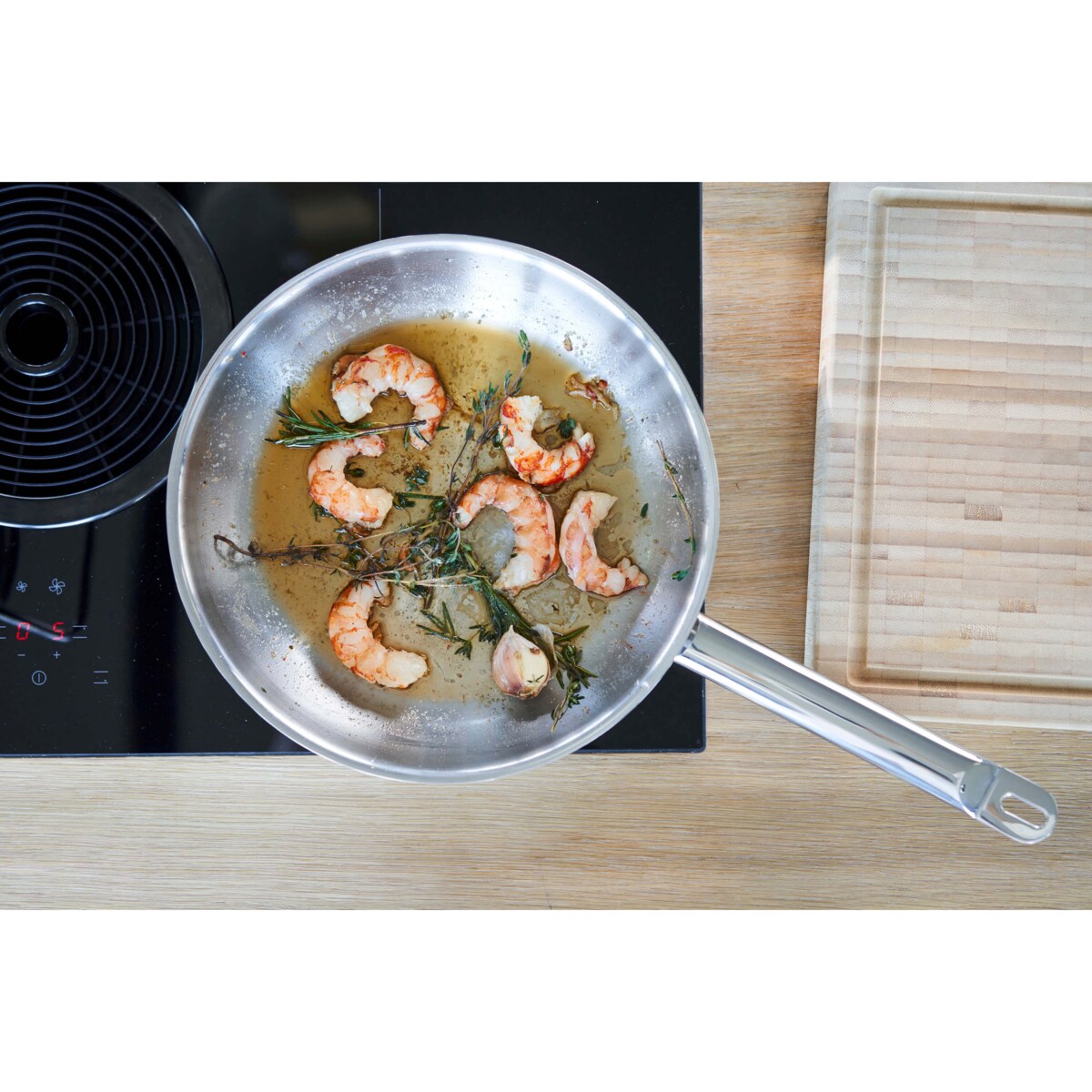 Patelnia stalowa płytka Zwilling Pro - 28 cm