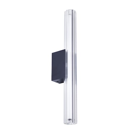 Lampa ścienna VERTI 40 cm - LED, transparentna tuba