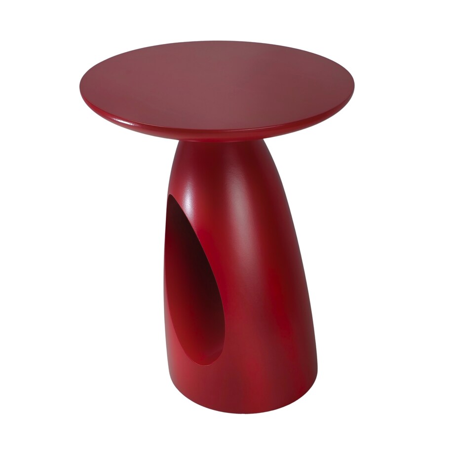 Stolik drewniany różne kolory Island, kolor bordowy