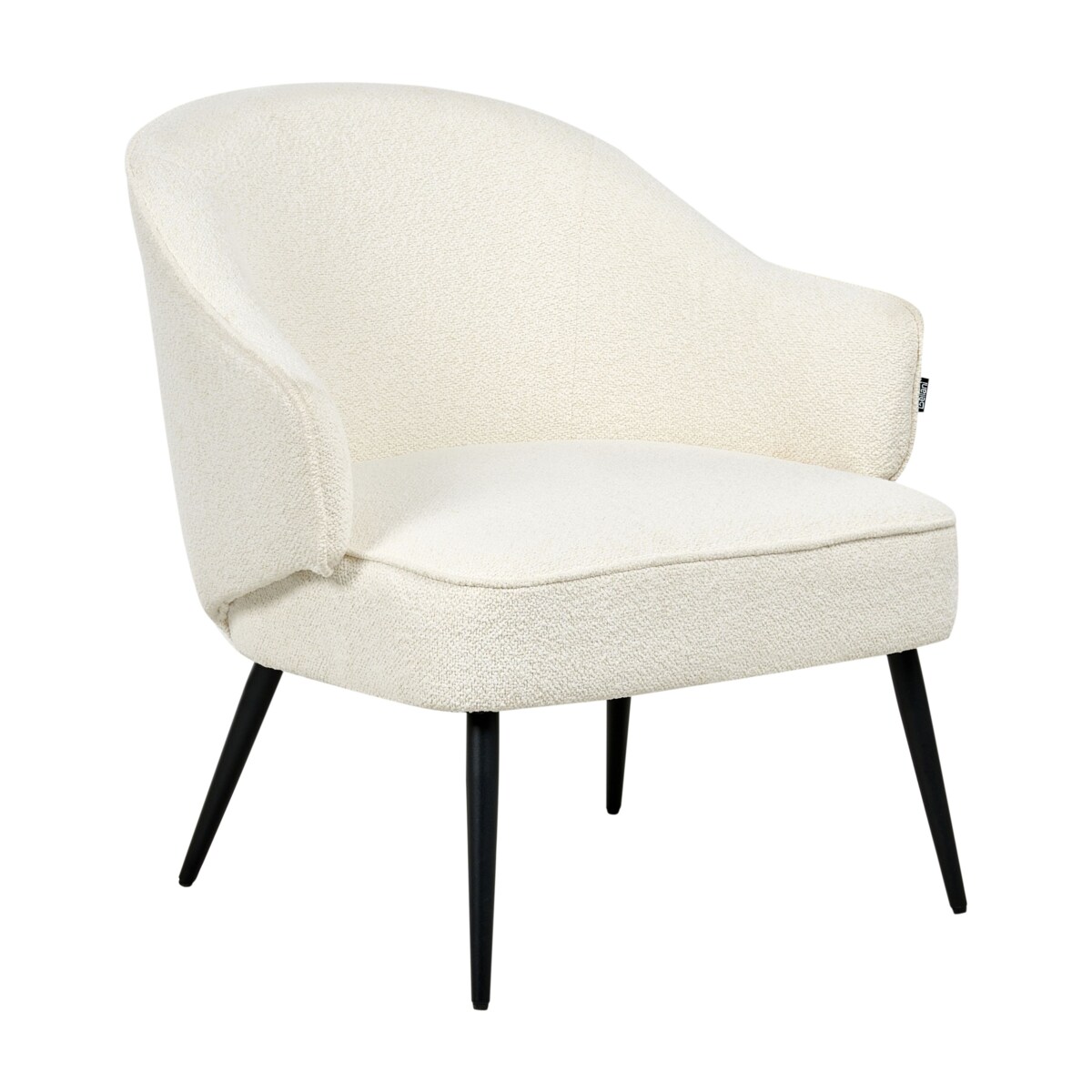 Fotel KAYLA Boucle Złamana biel