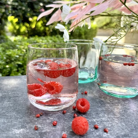 VILLA ITALIA Szklanka morska 310 ml GLOSSY