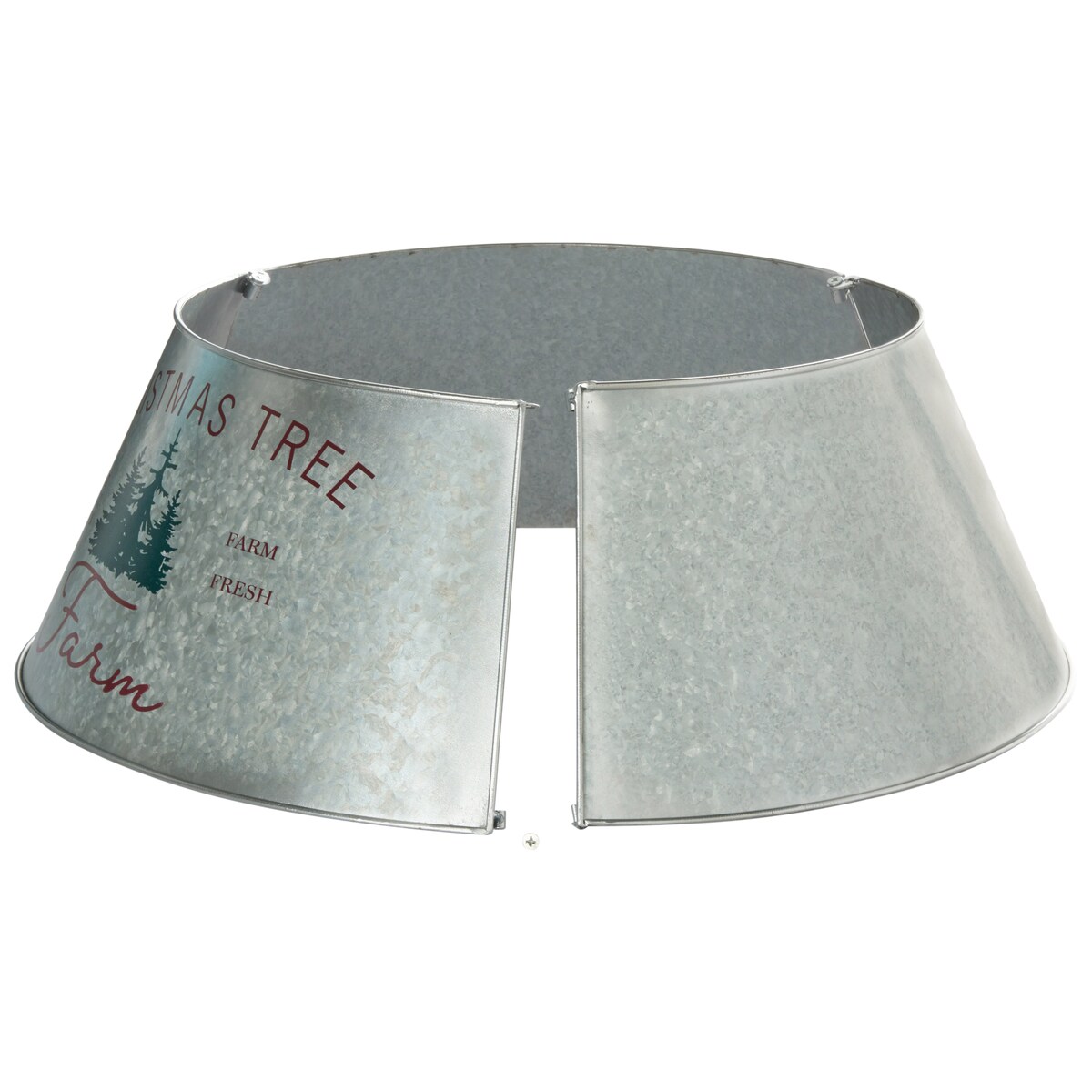 Osłonka pod choinkę ROVANIEMI 65 cm Metal Srebrny