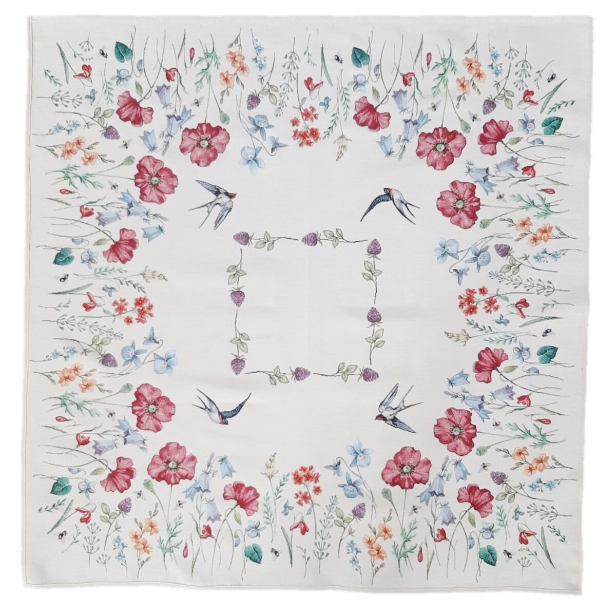 Obrus Na Stół 100X100 Cm Ozdobny Dekoracyjny Meadow