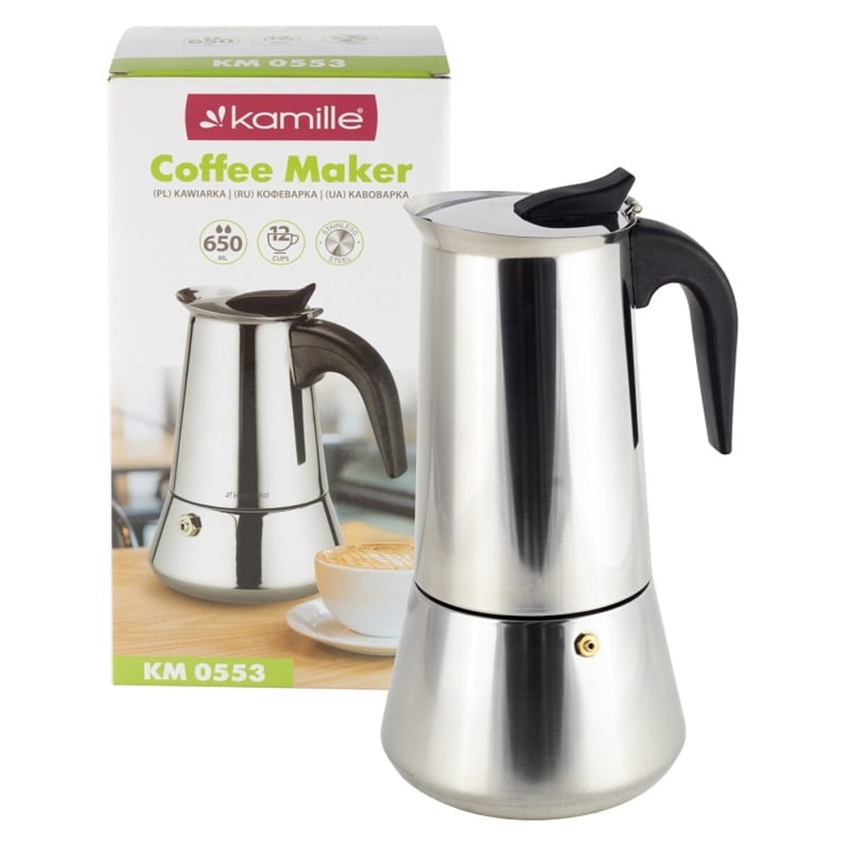 Kawiarka kafeterka moka zaparzacz do kawy 650ml KAMILLE