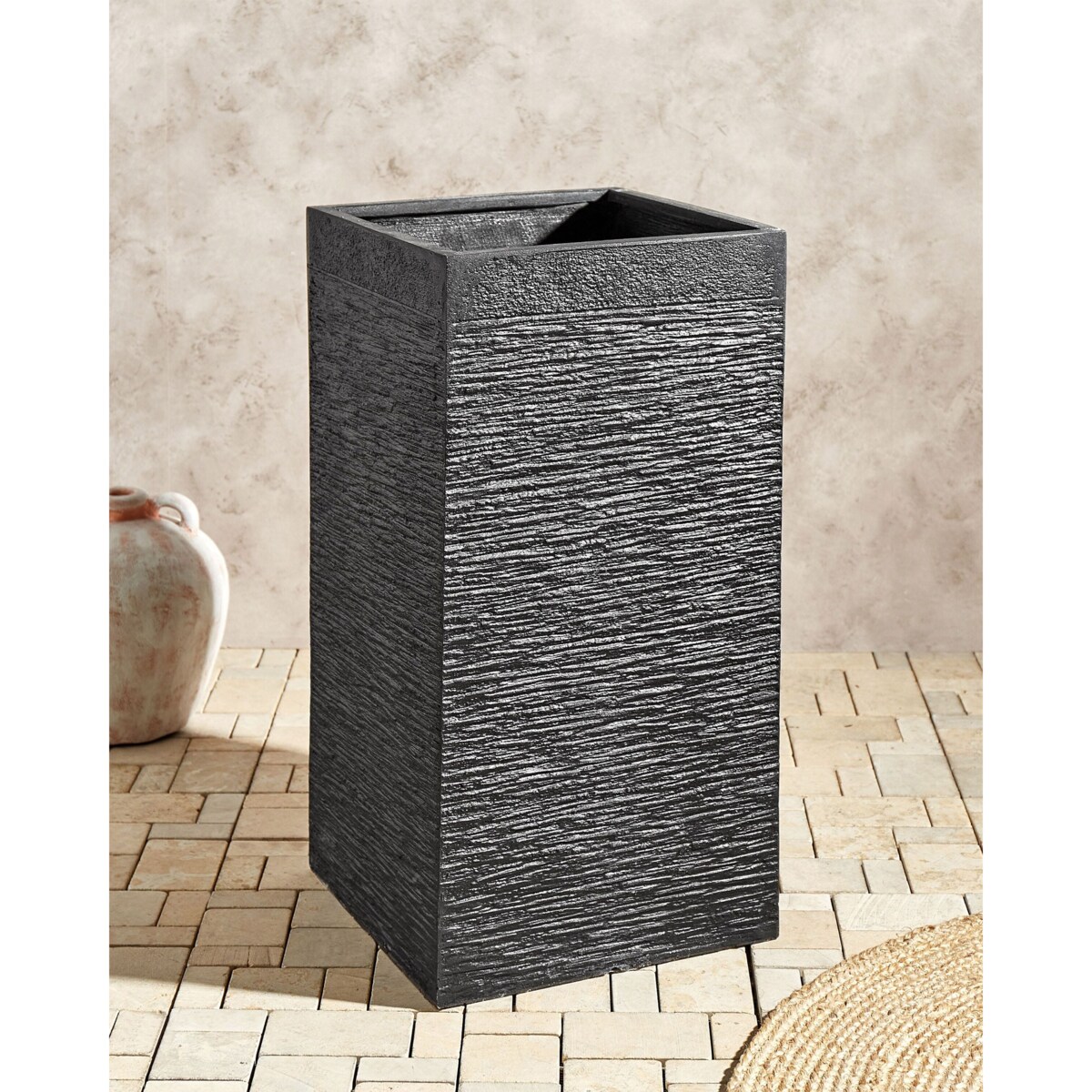Donica DION 40 cm Czarny