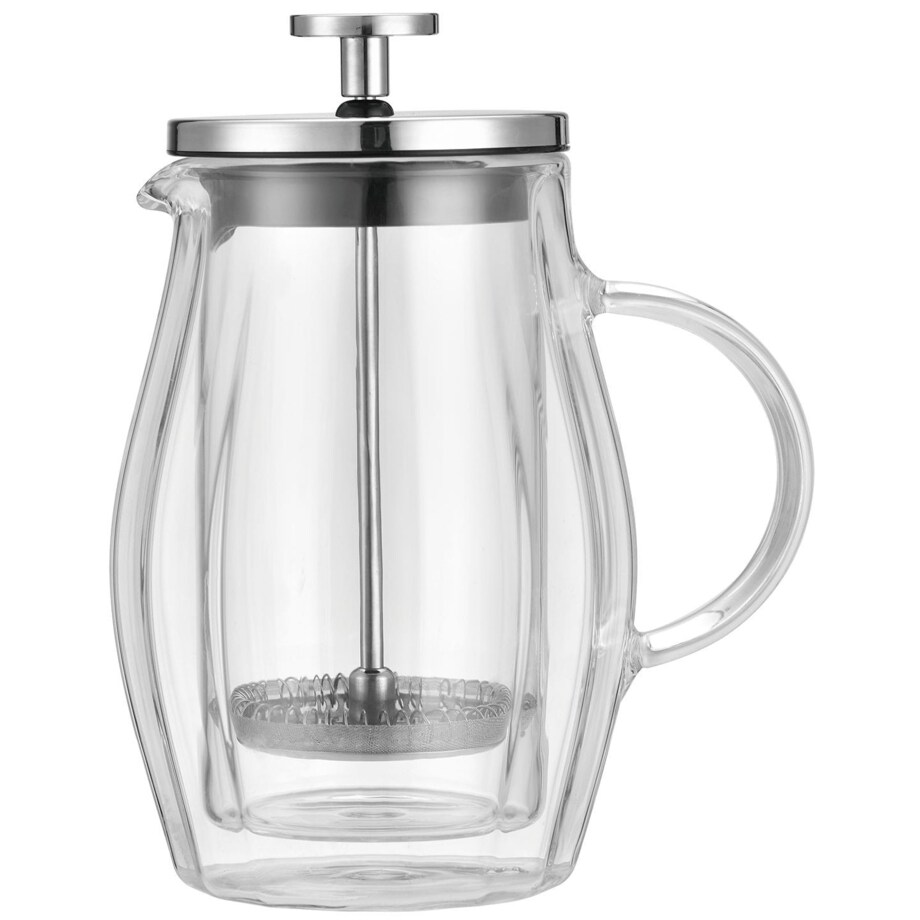 Zaparzacz do kawy herbaty 0.35L French Press srebrny KLAUSBERG