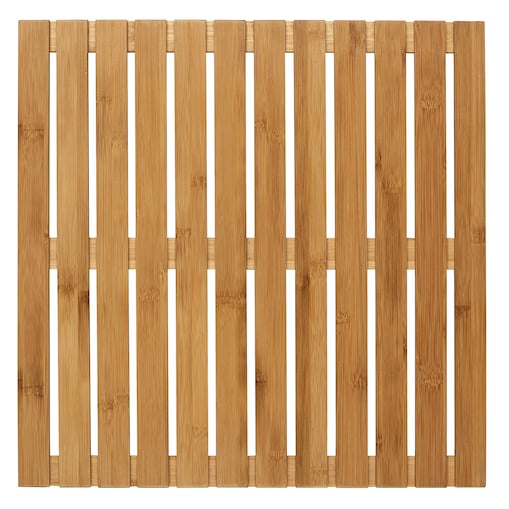 Mata łazienkowa, podest z drewna bambusowego BAMBUSA, 50 x 50 cm, WENKO