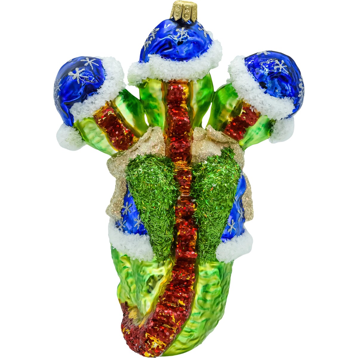 Bombka choinkowa szklana: Smok trzygłowy