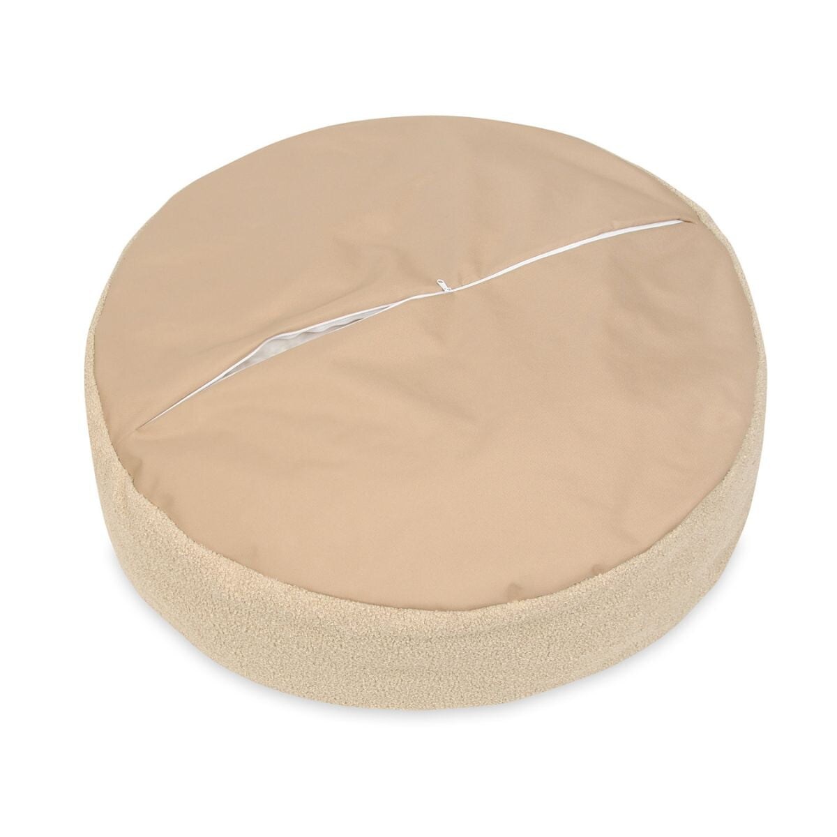 Animood Pufa Coco rozmiar: uniwersalny, kolor: ciemny beż, materiał:boucle