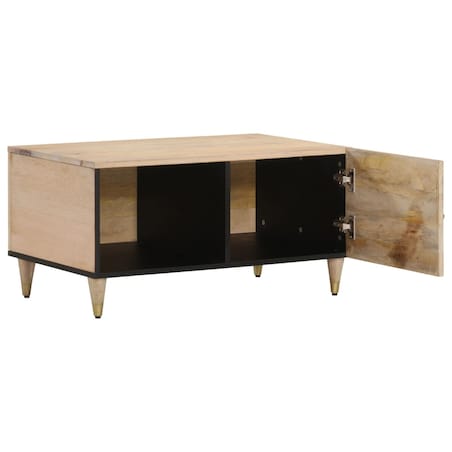 vidaXL Stolik kawowy, 80x50x40 cm, lite drewno mango