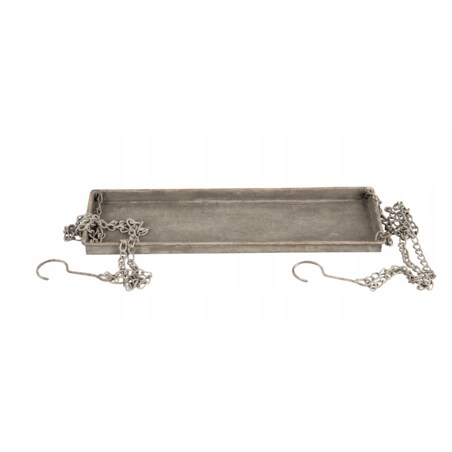 KWIETNIK wiszący RETRO metalowy 41x13cm