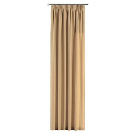 Zasłona na taśmie marszczącej 1 szt. 130x260 złoty z połyskiem