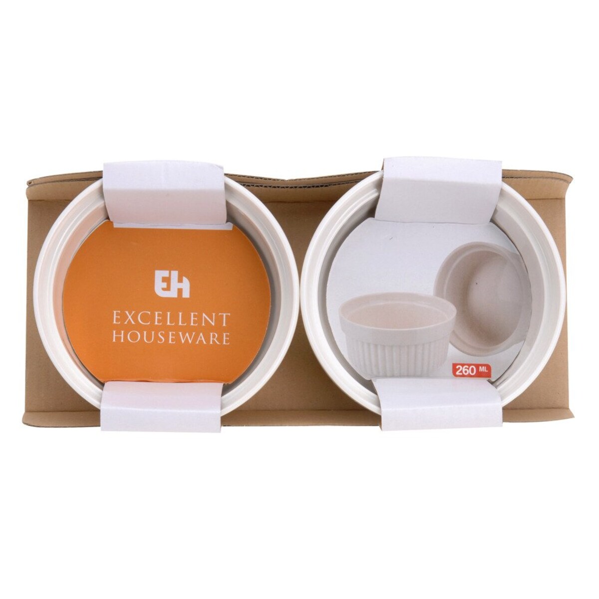 Ceramiczne miseczki, kokilki wielofunkcyjne 260 ml - 2 sztuki