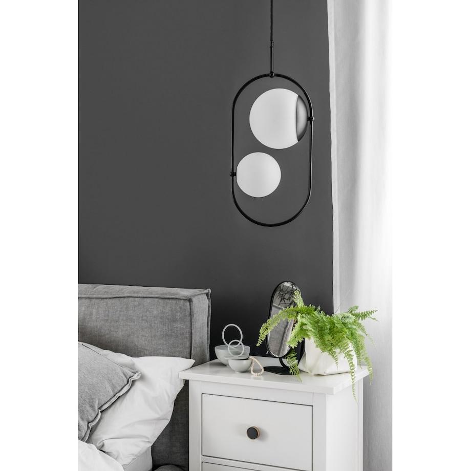 KOBAN C czarna sufitowa lampa wisząca