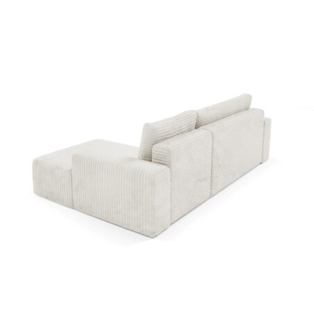 Narożnik SONTII z funkcją spania gruby sztruks Kolor: TILIA 1