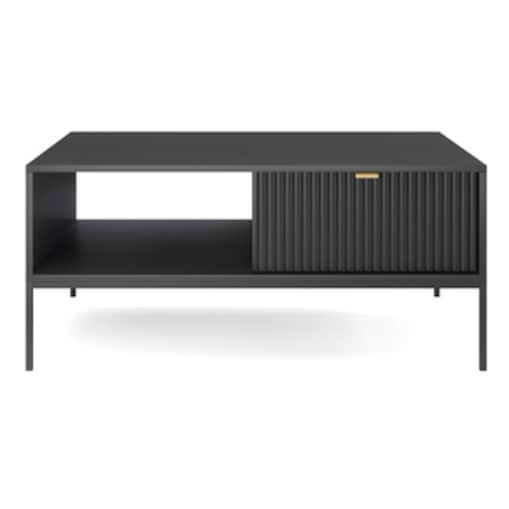 Stolik Delicious ryflowany czarny