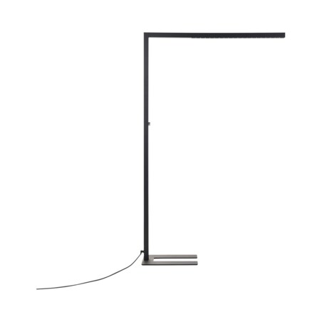 Lampa podłogowa LED metalowa czarna SAGITTA